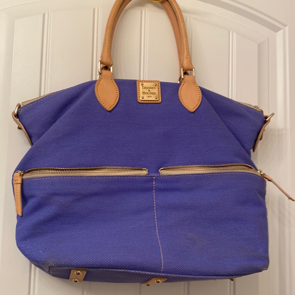 Dooney & Bourke blue canvas bag. NWOT